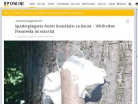 Bild zum Artikel: „100-prozentig gefährlich“: Spaziergängerin findet Brandfalle an Baum - Wülfrather Feuerwehr ist entsetzt