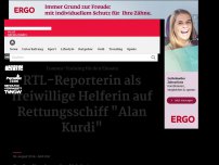 Bild zum Artikel: RTL-Reporterin als freiwillige Helferin auf Rettungsschiff 'Alan Kurdi'