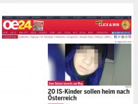 Bild zum Artikel: 20 IS-Kinder sollen heim nach Österreich