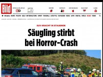 Bild zum Artikel: SUV kracht in Stauende - Säugling stirbt bei Horror-Crash