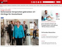 Bild zum Artikel: Zusagen nicht erfüllt - Reihenweise Versprechen gebrochen: G7-Ohrfeige für Deutschland