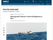 Bild zum Artikel: Rettungsschiff „Eleonore“ nimmt 100 Migranten an Bord