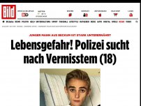 Bild zum Artikel: Beckumer stark unterernährt - Lebensgefahr! Polizei sucht nach Vermisstem