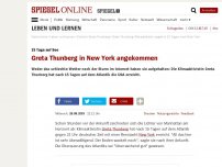 Bild zum Artikel: 15 Tage auf See: Greta Thunberg in New York angekommen