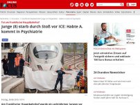 Bild zum Artikel: Tat am Frankfurter Hauptbahnhof  - Junge (8) starb durch Stoß vor ICE: Habte A. kommt in Psychiatrie
