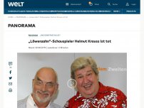 Bild zum Artikel: „Löwenzahn“-Schauspieler Helmut Krauss ist tot