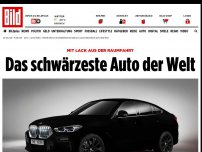 Bild zum Artikel: Mit Lack aus der Raumfahrt - Das schwärzeste Auto der Welt