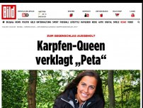 Bild zum Artikel: Zum Gegenschlag ausgeholt - Karpfen-Queen verklagt „Peta“
