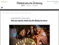 Bild zum Artikel: Morde in Schweden: Als sie starb, hielt sie ihr Baby im Arm