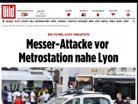 Bild zum Artikel: Ein Toter, sechs Verletzte - Messer-Attacke vor Metrostation nahe Lyon