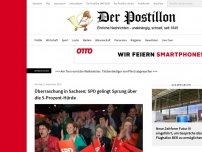 Bild zum Artikel: Überraschung in Sachsen: SPD gelingt Sprung über die 5-Prozent-Hürde