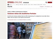 Bild zum Artikel: Analyse zu Landtagswahlen II: Junge Sachsen wählten AfD,  Brandenburger Senioren stimmten für die SPD