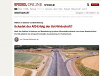 Bild zum Artikel: Wahlen in Sachsen und Brandenburg: Schadet der AfD-Erfolg der Ost-Wirtschaft?