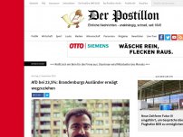 Bild zum Artikel: AfD bei 23,5%: Brandenburgs Ausländer erwägt wegzuziehen