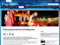 Bild zum Artikel: Spanische Küstenwache rettet fast 200 Migranten
