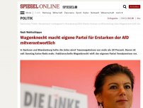 Bild zum Artikel: Nach Wahlschlappe: Wagenknecht macht eigene Partei für Erstarken der AfD mitverantwortlich