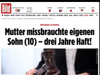 Bild zum Artikel: Prozess in Bonn - Sohn (10) von Mutter missbraucht – drei Jahre Haft