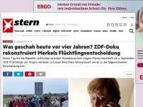 Bild zum Artikel: 4. September 2015: Was geschah heute vor vier Jahren? ZDF-Doku rekonstruiert Merkels Flüchtlingsentscheidung