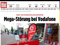 Bild zum Artikel: Nord- und Ostdeutschland Betroffen - Mega-Störung bei Vodafone
