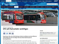 Bild zum Artikel: SPD fordert Nahverkehrsticket für 365 Euro pro Jahr