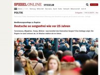 Bild zum Artikel: Bevölkerungsumfrage zu Ängsten: Deutsche so sorgenfrei wie vor 25 Jahren