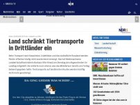 Bild zum Artikel: Niedersachsen stoppt Viehtransporte in Drittländer