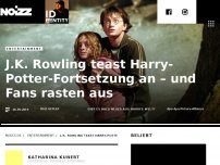 Bild zum Artikel: J.K. Rowling teast Harry-Potter-Fortsetzung an – und Fans rasten aus