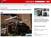 Bild zum Artikel: Schlimmer Unfall - Bericht: Porsche rast auf Gehweg - vier Tote in Berlin