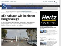 Bild zum Artikel: Dübendorf ZH: Jugendliche greifen Polizei mit Steinen an