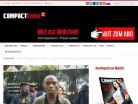 Bild zum Artikel: Schwarzer ruft zum Töten von Weißen auf – Mitten im Herzen Europas (mit Video)