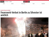 Bild zum Artikel: Feuerwerk-Verbot in Berlin zu Silvester ist amtlich