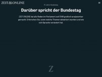 Bild zum Artikel: 70 Jahre Bundestag: Übelkrähen, Geld und Soldatinnen – so spricht der Bundestag