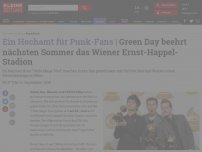 Bild zum Artikel: Green Day beehrt nächsten Sommer das Wiener Ernst-Happel-Stadion