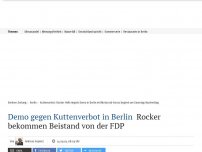 Bild zum Artikel: Kuttenverbot in Berlin: Rocker demonstrieren am Sonnabend mit Motorrad-Korso