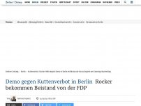 Bild zum Artikel: Demo gegen Kuttenverbot: Berliner Polizei gibt Rockern freie Fahrt