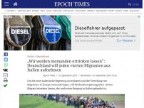 Bild zum Artikel: „Wir werden niemanden ertrinken lassen“: Deutschland will jeden vierten Migranten aus Italien aufnehmen