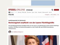 Bild zum Artikel: Ausbildungsprojekt der Bundeswehr: Rechnungshof zerpflückt von der Leyens Flüchtlingshilfe
