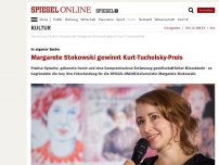 Bild zum Artikel: In eigener Sache: Margarete Stokowski gewinnt Kurt-Tucholsky-Preis