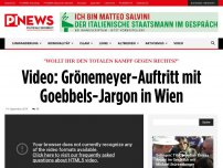 Bild zum Artikel: 'Wollt ihr den totalen Kampf gegen Rechts?' Video: Grönemeyer-Auftritt mit Goebbels-Jargon in Wien