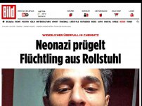 Bild zum Artikel: Überfall in Chemnitz - Neonazi prügelt Flüchtling aus Rollstuhl
