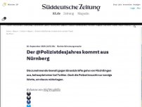Bild zum Artikel: Rechte Stimmungsmache: Der @PolizistdesJahres kommt aus Nürnberg