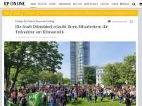 Bild zum Artikel: „Fridays for Future“: Stadt Düsseldorf gibt Mitarbeitern frei für Teilnahme am Klimastreik