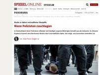 Bild zum Artikel: Studie zu Opfern mutmaßlicher Übergriffe: Wenn Polizisten zuschlagen