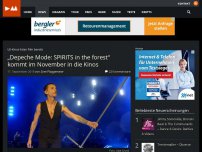 Bild zum Artikel: „Depeche Mode: SPIRITS in the forest“ kommt im November in die Kinos
