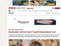 Bild zum Artikel: Ministerin Kramp-Karrenbauer: Bundeswehr soll nicht mehr 'Gespött Deutschlands' sein