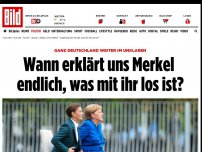 Bild zum Artikel: Deutschland weiter im Unklaren - Wann erklärt uns Merkel, was mit ihr los ist?