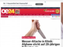 Bild zum Artikel: Messer-Attacke in Klinik: Junger Afghane sticht auf 28-Jährigen ein