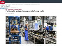 Bild zum Artikel: Die Einschläge kommen näher: Pleitewelle unter den Autozulieferern rollt