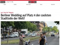 Bild zum Artikel: Berliner Wedding auf Platz 4 der coolsten Stadtteile der Welt!