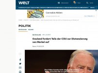 Bild zum Artikel: Gauland fordert Teile der CDU zur Distanzierung von Merkel auf